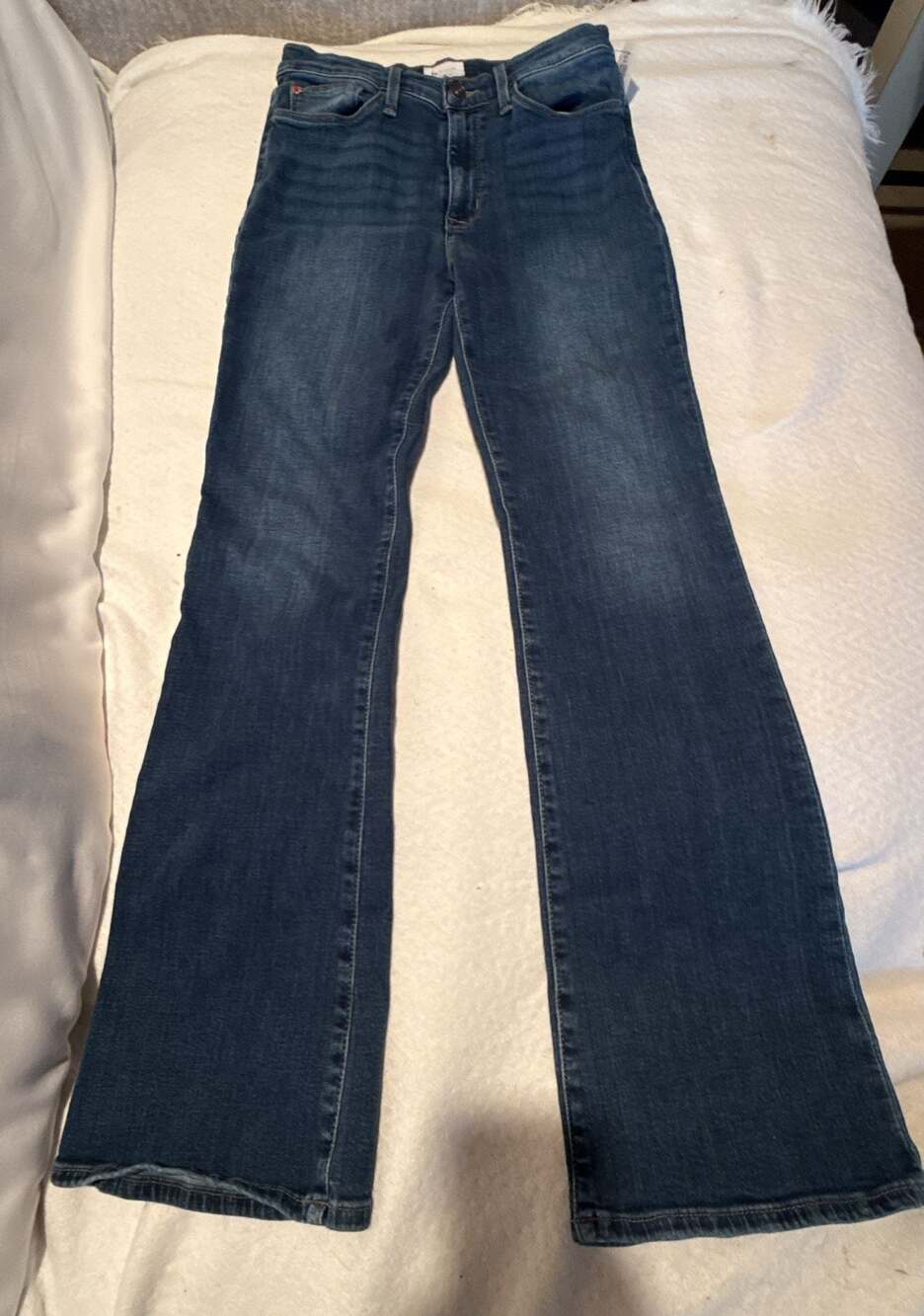 Hudson Blair Mid Rise Flare Jeans